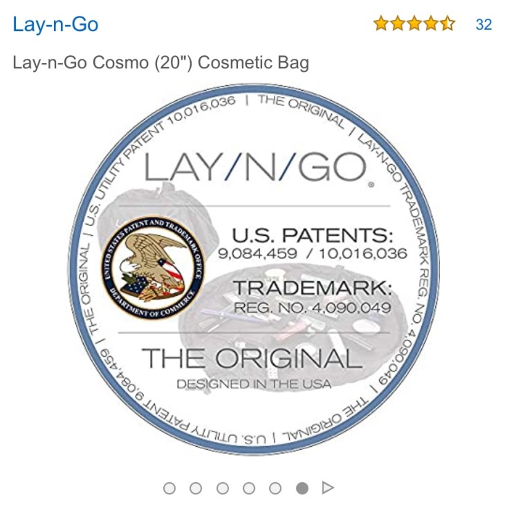 NWT Lay/N/Go Cosmo Cosmetic Bag - Picture 6 of 6